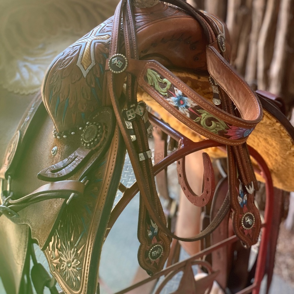 Yocham’s Custom Leather 14 Inch Barrel Saddle - Picture 14 of 14